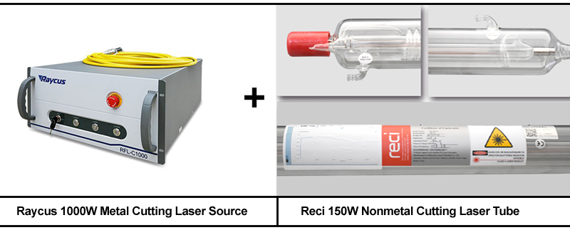 fiber metal and nonment laser source 