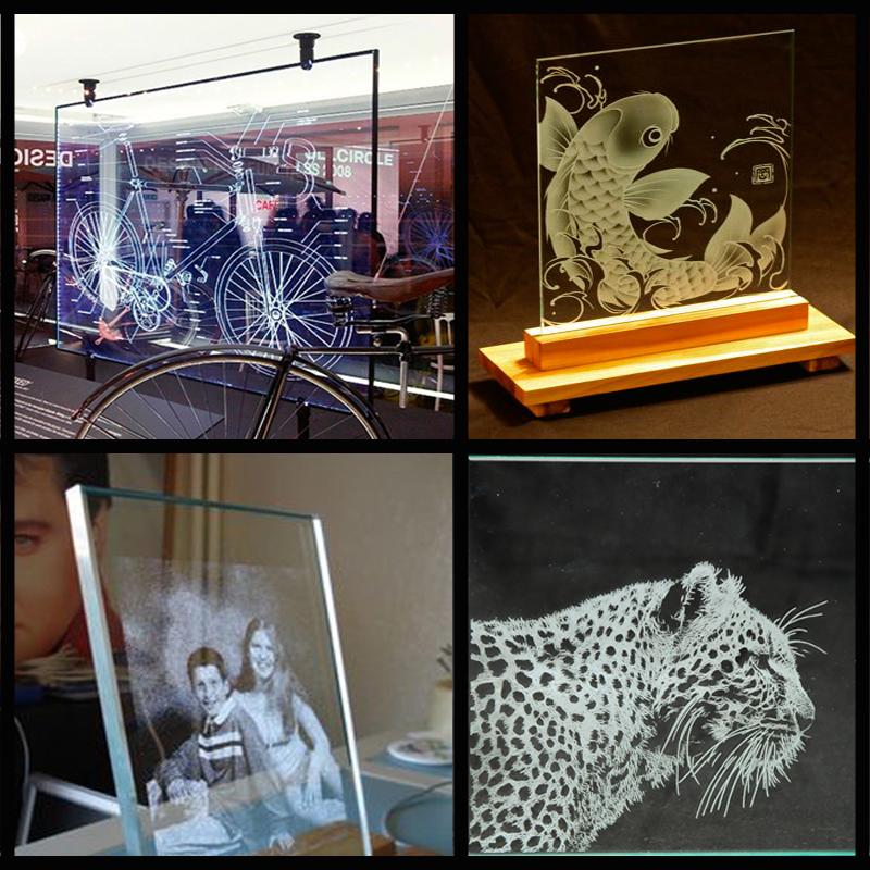 glass co2 laser engraver machine