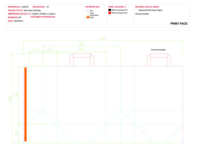 package bags cutting machine