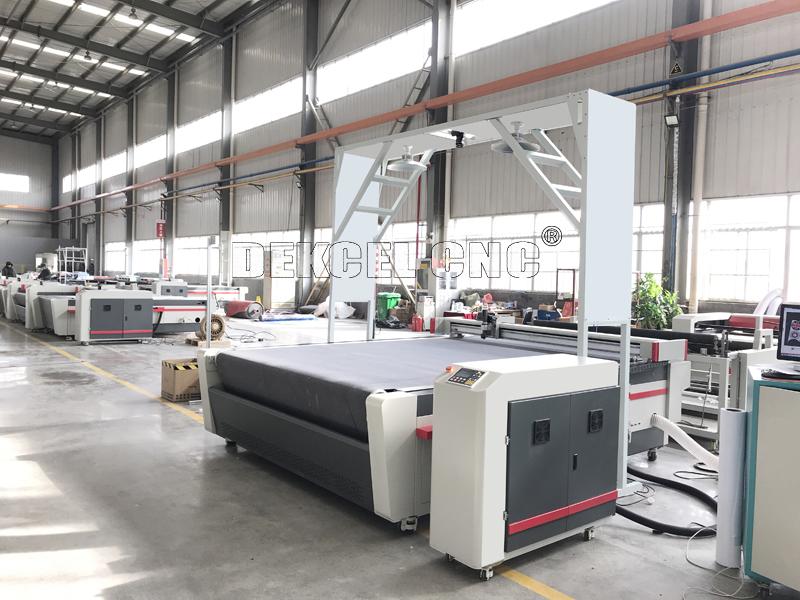 flooring rugs oscillation knife cutting plotter machine