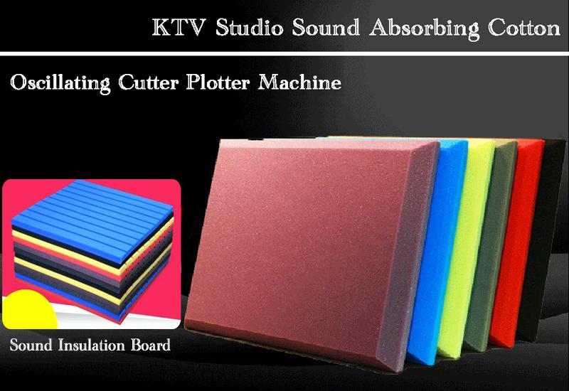 ktv studio sound absorbing cotton oscillating cutter machine