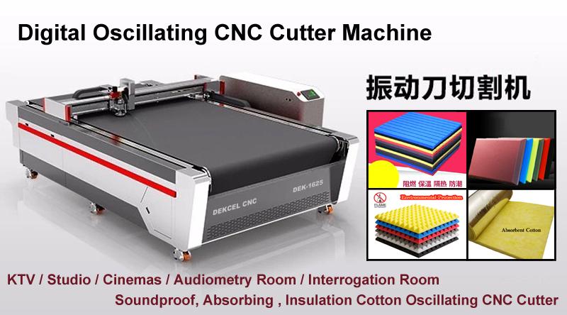 soundproof cotton absorbing cotton insulation cotton oscillating cutter machine