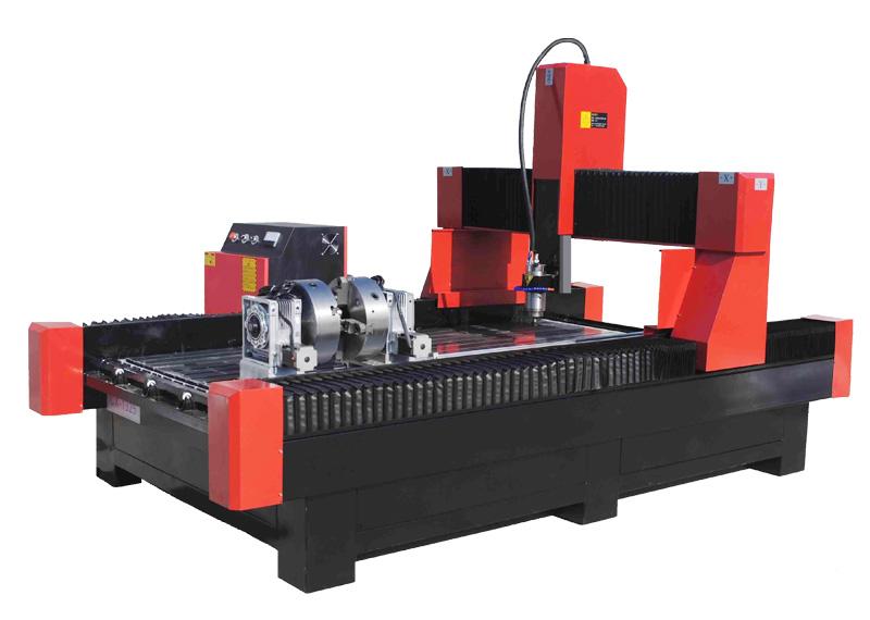 5.5kw stone carving router cnc machine with rotary