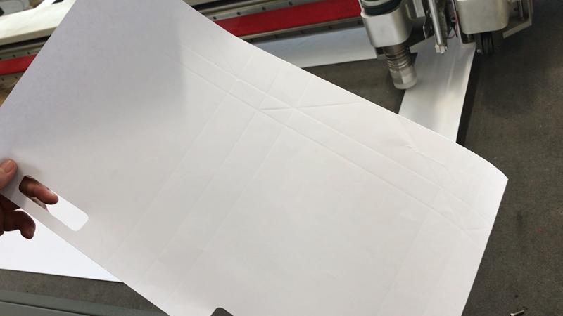 package box creasing machine