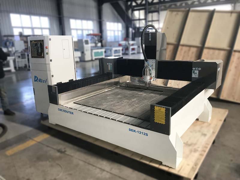 7.5kw granite stone carving engraving router with servo motor