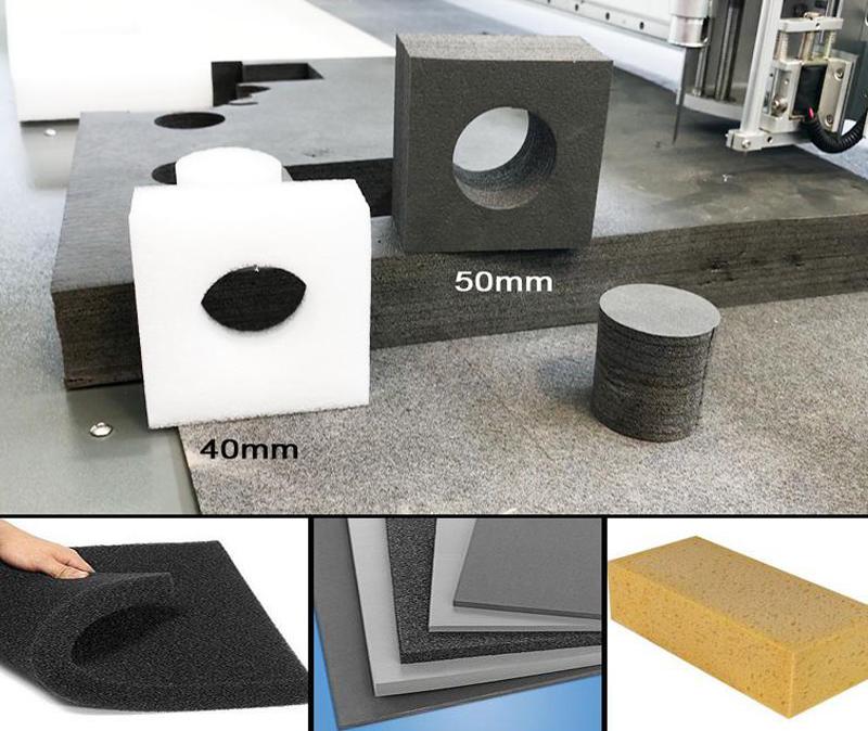 cnc knife oscillating machine cut EPE foam board