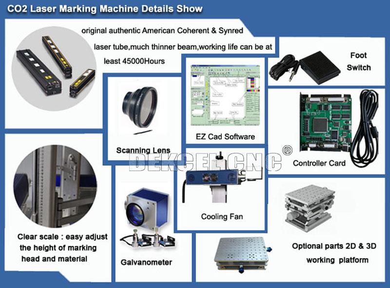 china co2 laser marking machine for sale