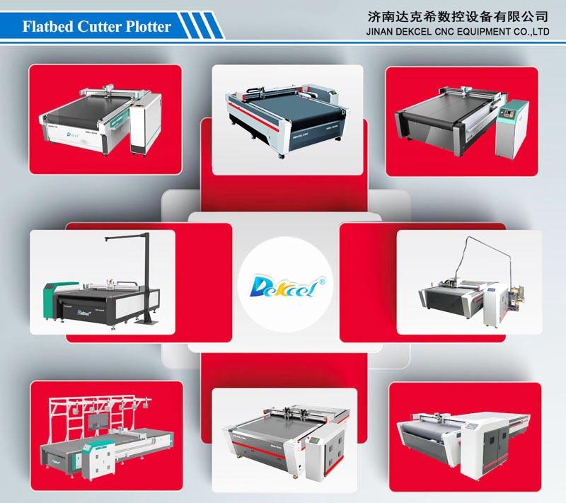 china flatbed oscillating plotter cutter machine