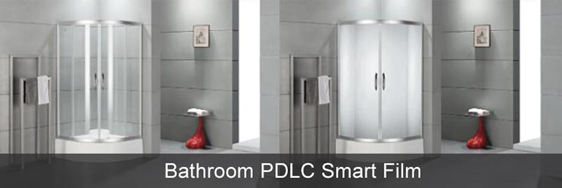 hotel bathroom PDLC smart film
