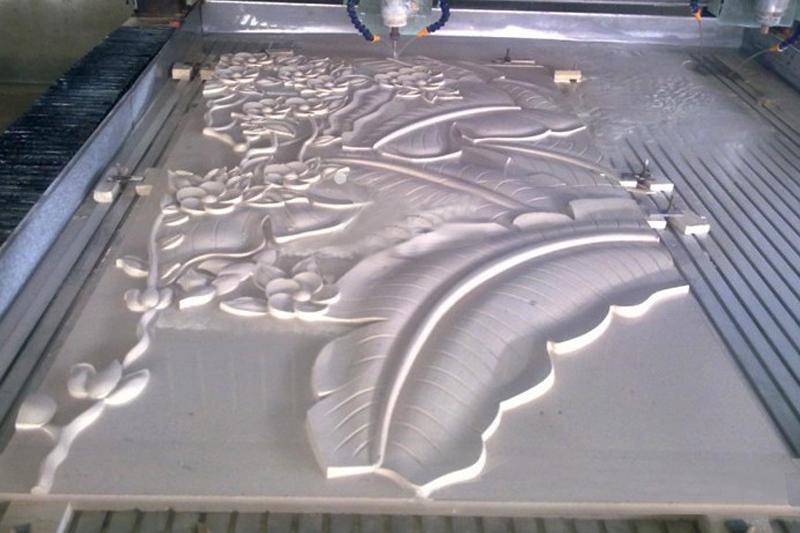 cnc router engraving on marble 