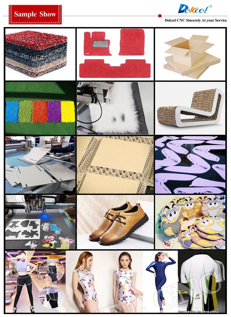 flatbed oscillating plotter cutter application 