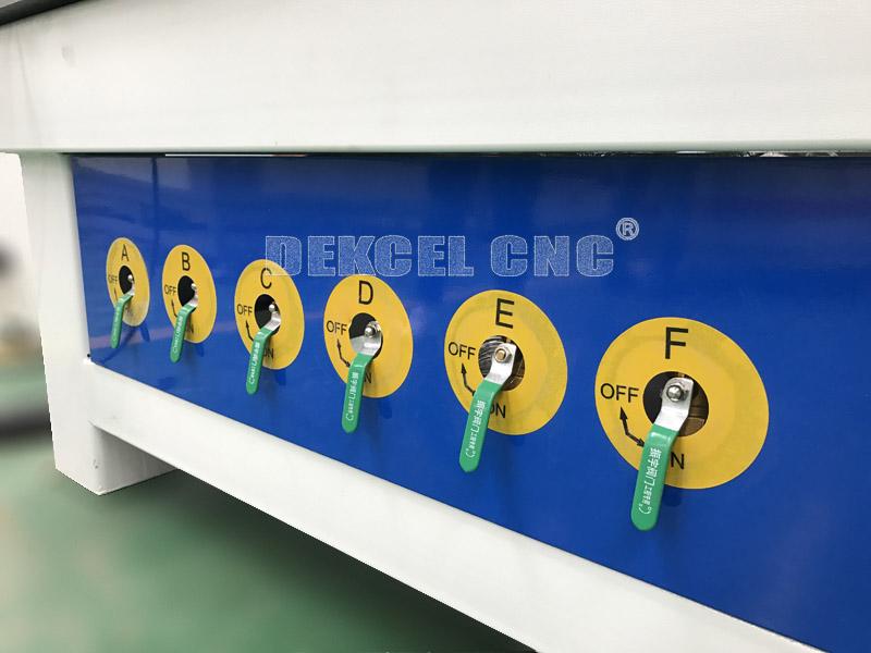 cnc router vacuum zone control