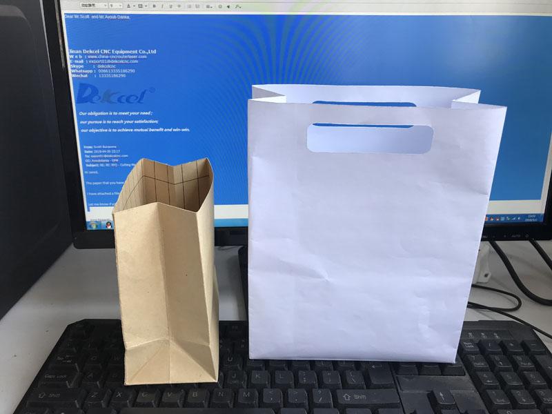 take away bag oscillation cutting machine