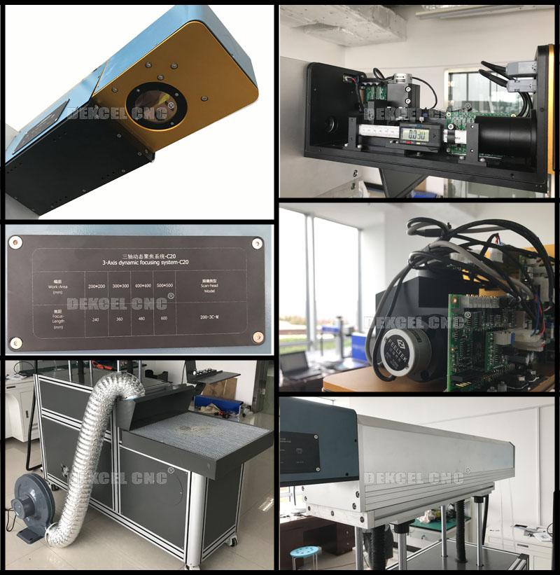 Feeltek dynamic co2 synrad 100w laser engraving machine