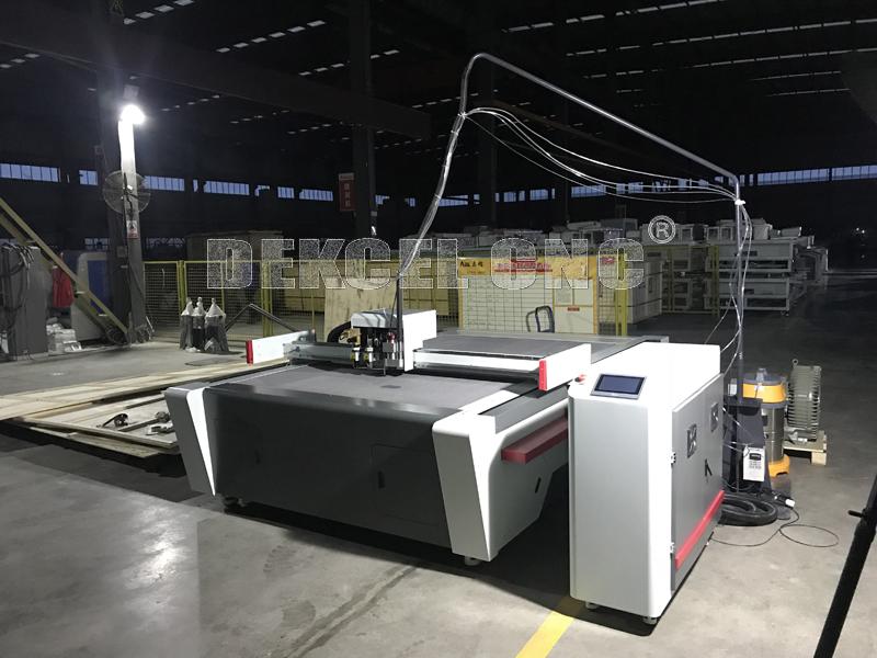 oscillating knife cut machine with spindle