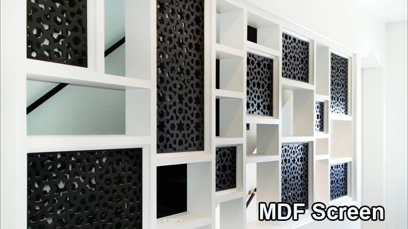 mdf furniture screen laser cutting